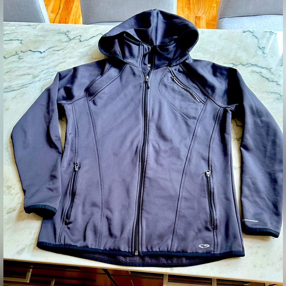 Champion Women's Black Softshell Jacket, Large